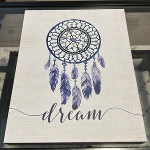 Dream catcher canvas wall art